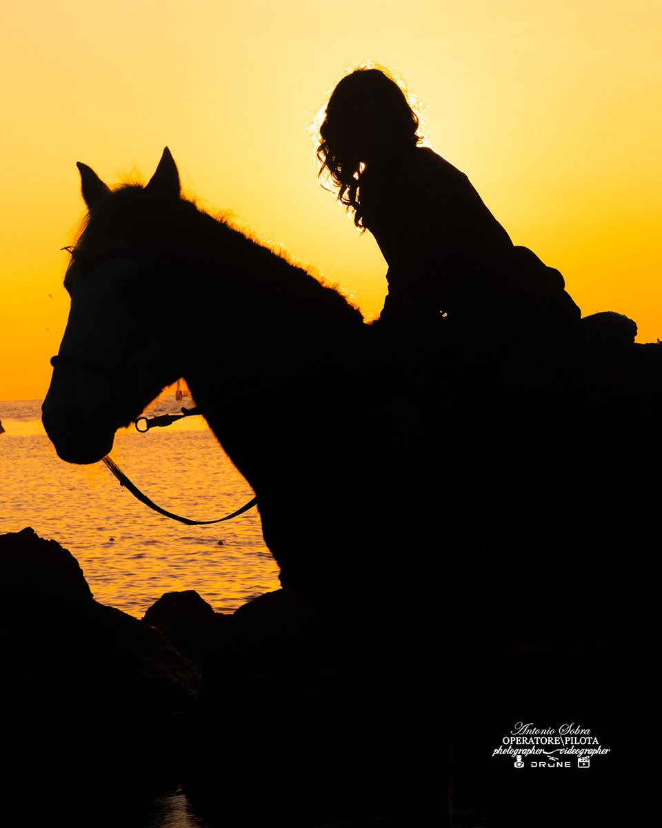Silhouette al Tramonto