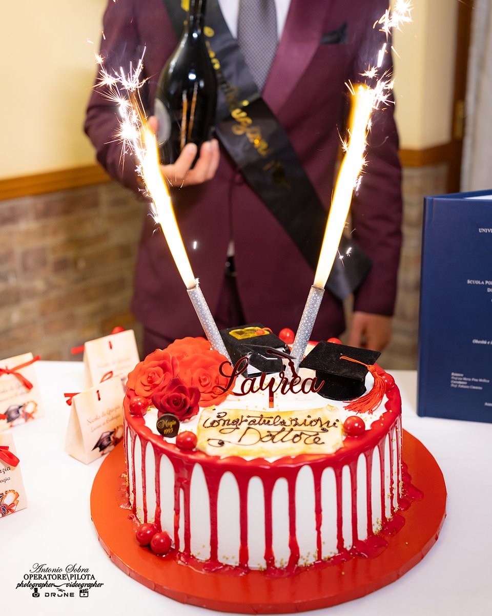 Torta Laurea Scintillante